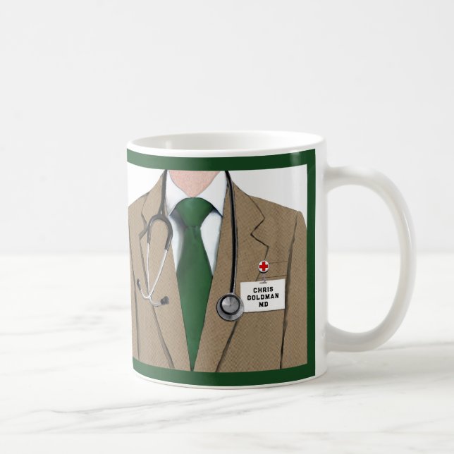 Caneca De Café Médico Único (Direita)