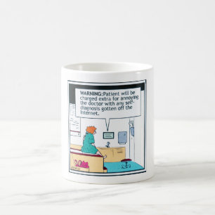 Caneca De Café Médico vs Doente aconselhamento sobre Internet Hu