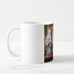 Caneca De Café Médicos fazem o melhor: um pedaço de cuidado