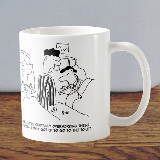 Caneca De Café Médicos sobrepostos (Criador carregado)