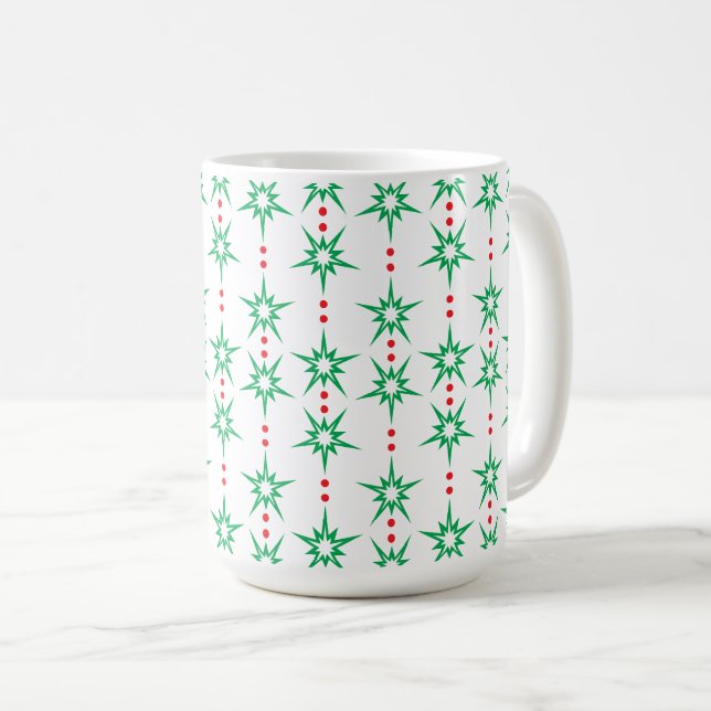 Caneca De Café Médio Mod Garland Mug 15oz. (Frente Esquerda)