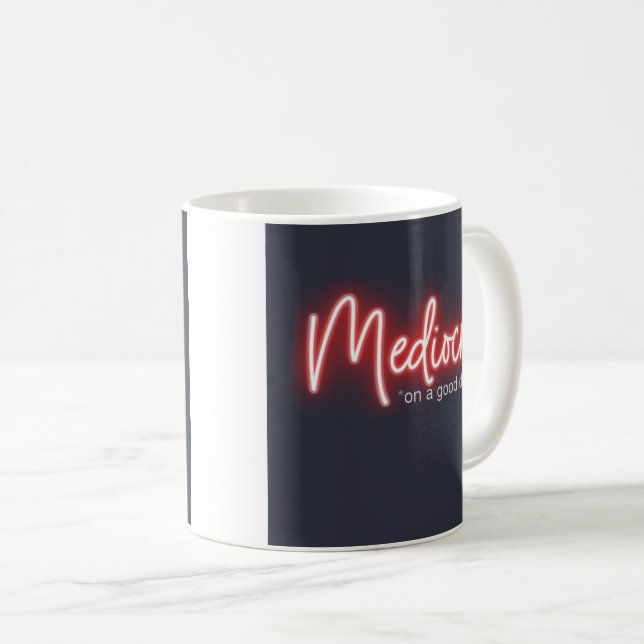 Caneca de café Medíocre! (Frente Esquerda)