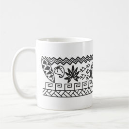 Caneca De Café Meditação de lua Tumulga polinésia