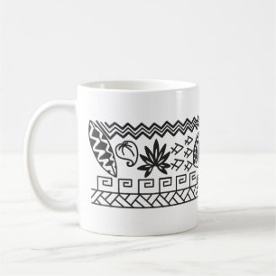 Caneca De Café Meditação de lua Tumulga polinésia