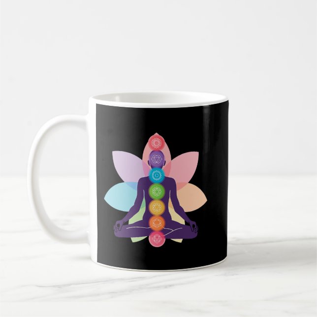 Caneca De Café Meditação De Mens Chakra Apenas Alguns Espiritais  (Esquerda)