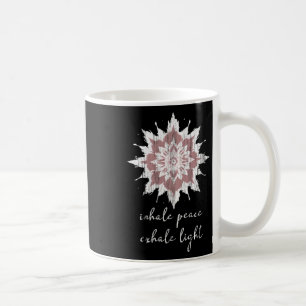 Caneca De Café Meditação Esotérica Flor de Lótus Inspire Paz Exal