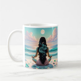 Caneca De Café Meditação Harmonia em Praia