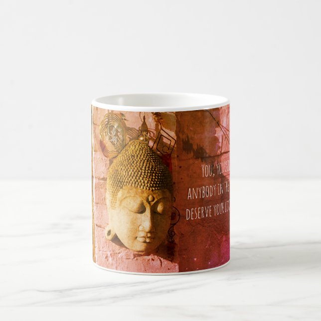 Caneca De Café Meditation with Buddha's words (Centro)