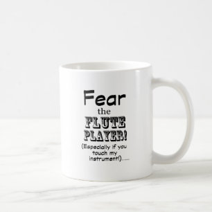 Caneca De Café Medo Do Jogador De Flauta