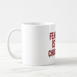 Caneca De Café Medo é uma escolha