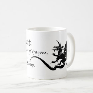 Caneca De Café "Medolho não nos assuntos dos dragões..." Café M