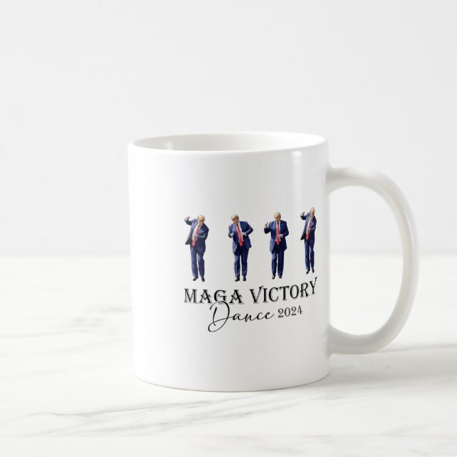 Caneca De Café Mega Victory Dance Trump 2024 47th Presidente (Direita)