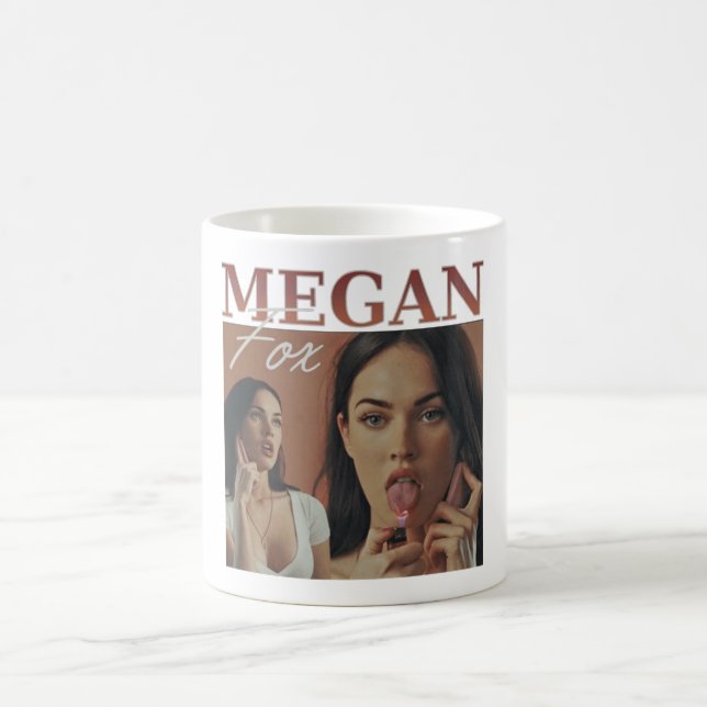 Caneca De Café Megan Fox (Centro)