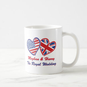 Caneca De Café Meghan e Harry O Casamento Real