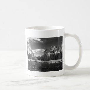 Caneca De Café Meia abóbada B&W de Yosemite Ca