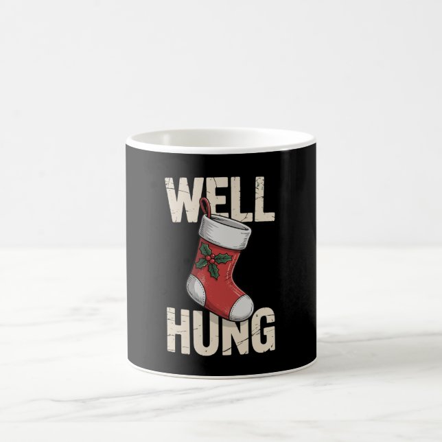 Caneca De Café Meia de Natal Bem Pendurada e Suja Festa de Natal (Centro)