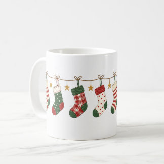 Caneca De Café Meia De Natal Café Presente De Festa Festivo