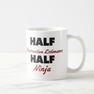 Caneca De Café Meia estimatriz meio Ninja da construção