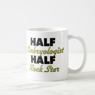 Caneca De Café Meia estrela do rock do meio Embryologist