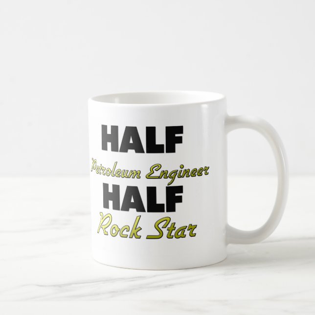 Caneca De Café Meia estrela do rock do meio engenheiro do (Direita)