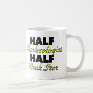 Caneca De Café Meia estrela do rock do meio Nephrologist
