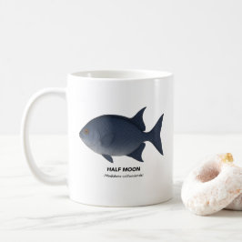 Caneca De Café Meia-Lua - Animais Marinhos da Califórnia
