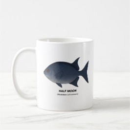 Caneca De Café Meia-Lua - Animais Marinhos da Califórnia