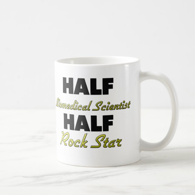 Caneca De Café Meia meia estrela do rock do cientista (Direita)