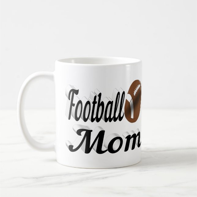 Caneca De Café Meia mensagem de futebol Mãe (Esquerda)