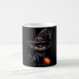Caneca De Café Meia-Noite O Dia das Bruxas Negras