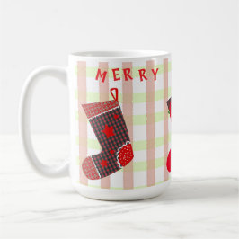 Caneca De Café meias de natal alegre
