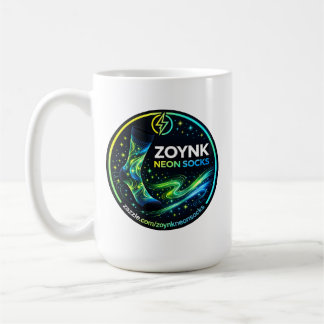 Caneca De Café Meias Neon Zoynk