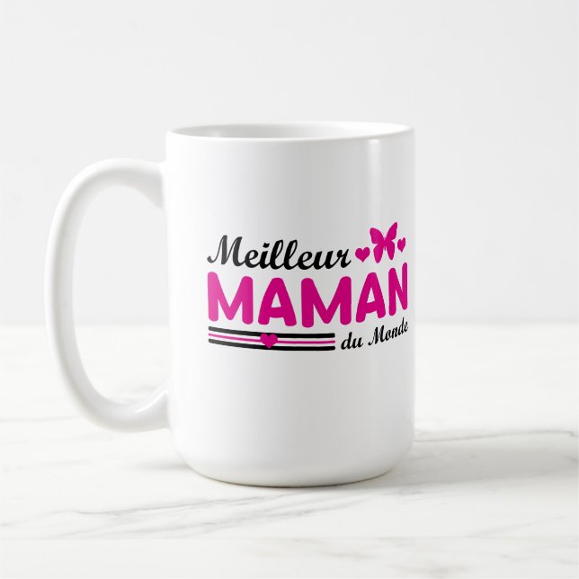 Caneca De Café Meilleure Maman du Monde (Esquerda)