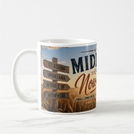 Caneca De Café Meio do Nada Glasgow Montana