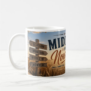 Caneca De Café Meio do Nada Glasgow Montana