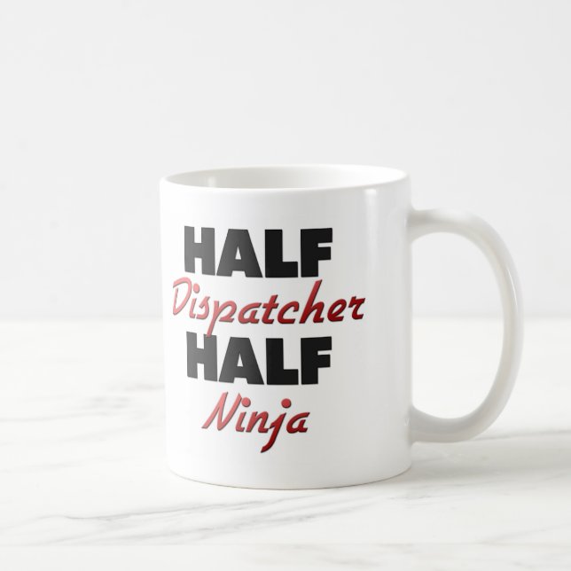 Caneca De Café Meio expedidor meio Ninja (Direita)