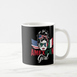 Caneca De Café Meio Mexicano Meio Americano Bandeira EUA México A