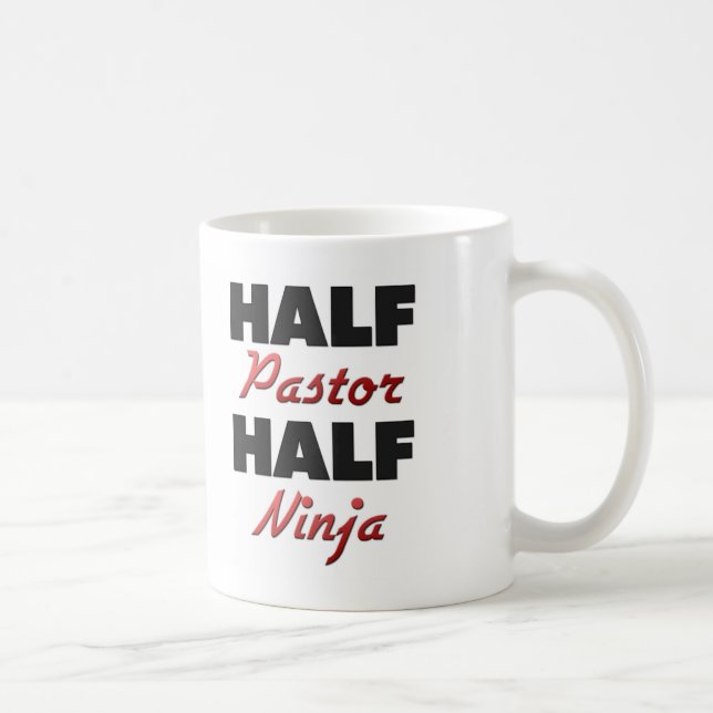 Caneca De Café Meio pastor meio Ninja (Direita)
