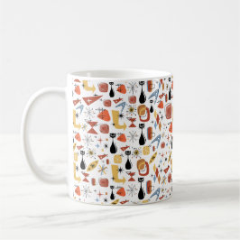 Caneca De Café Meio século MCM Modern Inspirou Mug