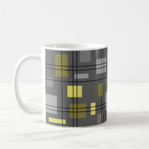Caneca De Café Meio século Modern Geométrico 4
