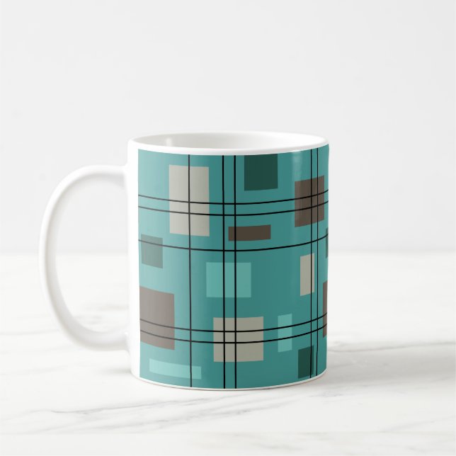 Caneca De Café Meio século Modern Geométrico 8 (Esquerda)
