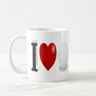 Caneca De Café Meio texto do Ventilador de Golfe