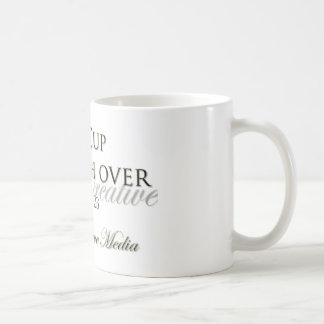 Caneca De Café Meios criativos do EB - meu copo Runneth sobre