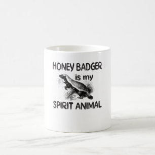 Caneca De Café Mel Badger Difica Fêmea De Mel