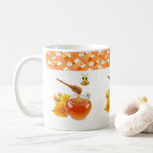 Caneca De Café Mel Bee Hearts Mug