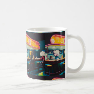 Caneca De Café Melancholy Diner tarde da noite
