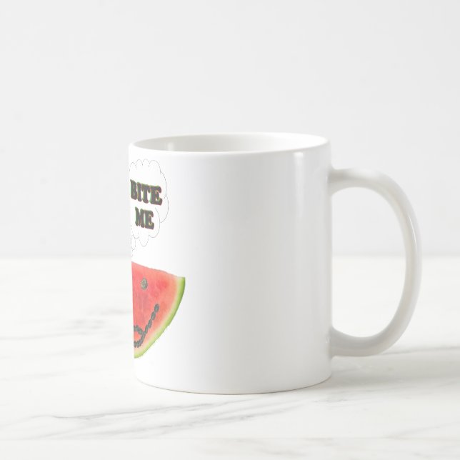 Caneca De Café Melancia Bite Me (Direita)
