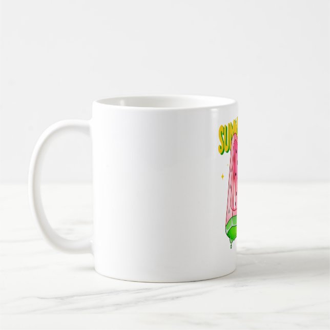 Caneca De Café Melancia de Verão (Esquerda)