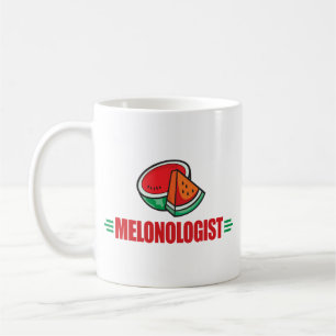Caneca De Café Melancia engraçada