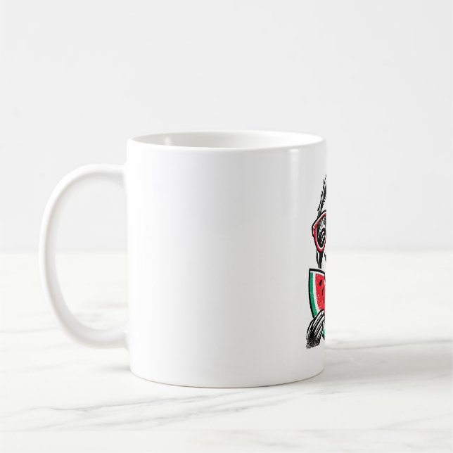 Caneca De Café Melancia legal de Comida Lenta (Esquerda)